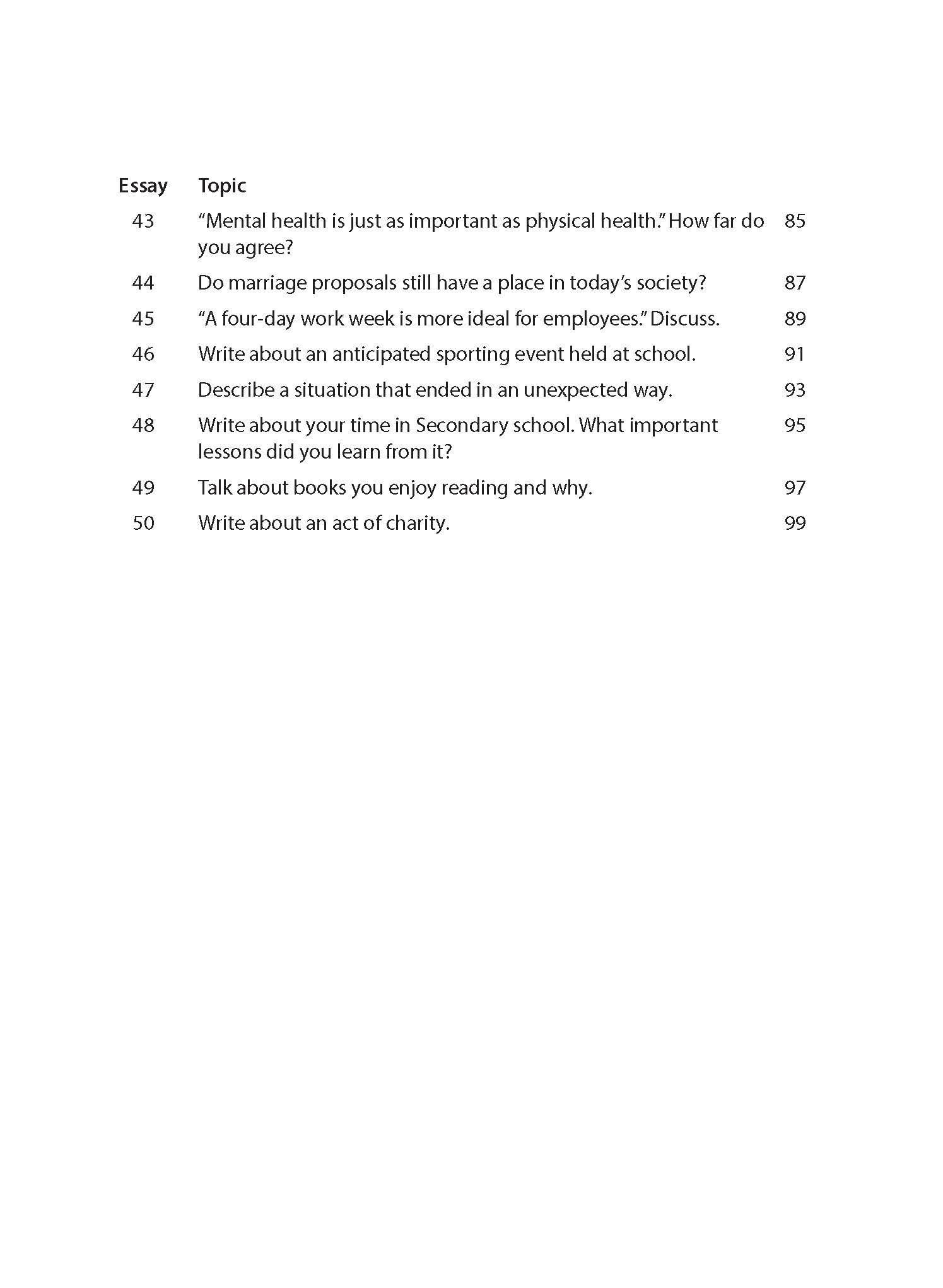 Upper Secondary Conquer Expository, Argumentative and Discursive Essays