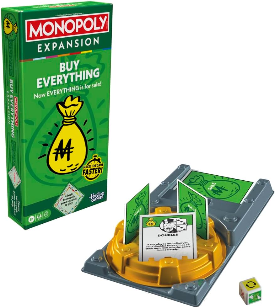 HASBRO MONOPOLY EXPANSION BUY EVERYTHING