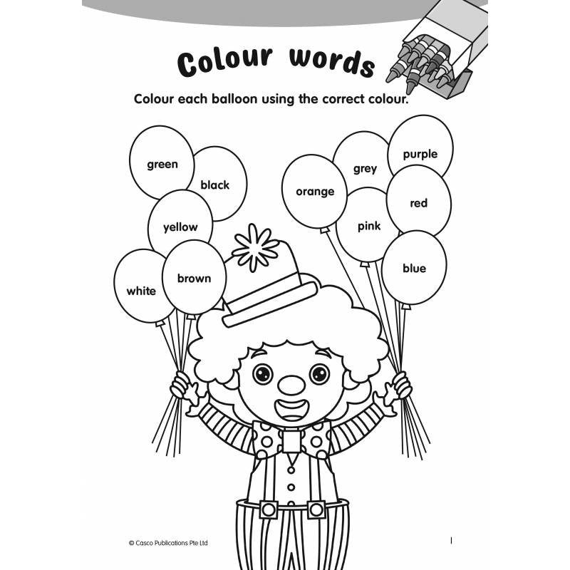 Preschool English Fun Activities K1 Book B