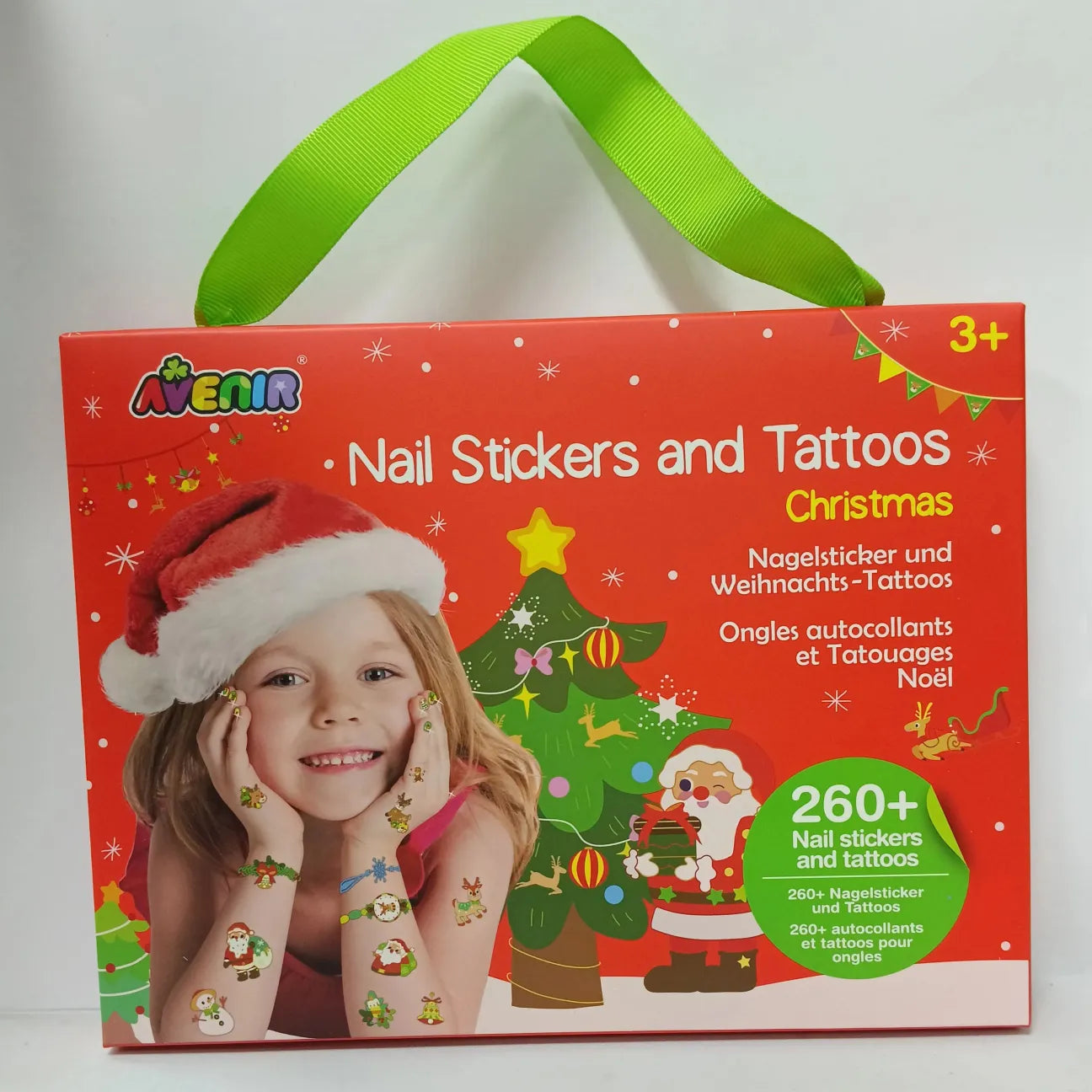 AVENIR NAIL STICKERS AND TATTOOS XMAS