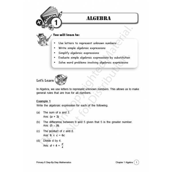 P6 Step By Step Mathematics