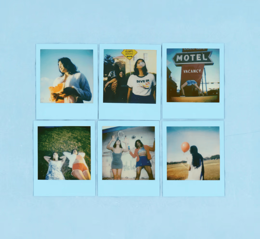 Polaroid Go Color Film Double Pack - Powder Blue Frame Edition