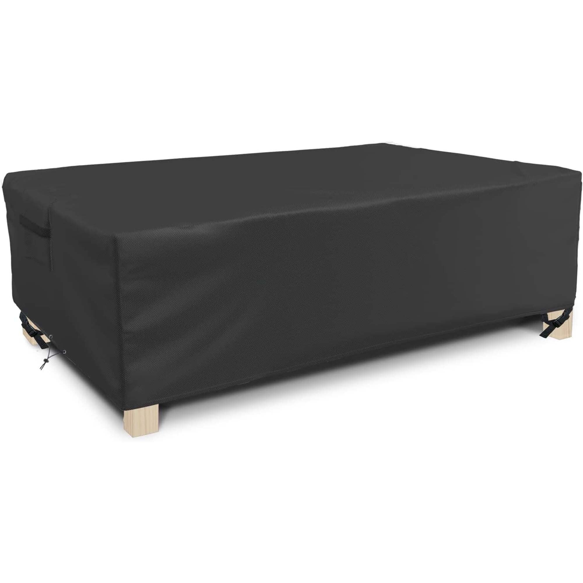 Patio Coffee Table Cover Waterproof Outdoor Furniture Rectangular Small Table Covers - 126*62*28 98 X78 X32