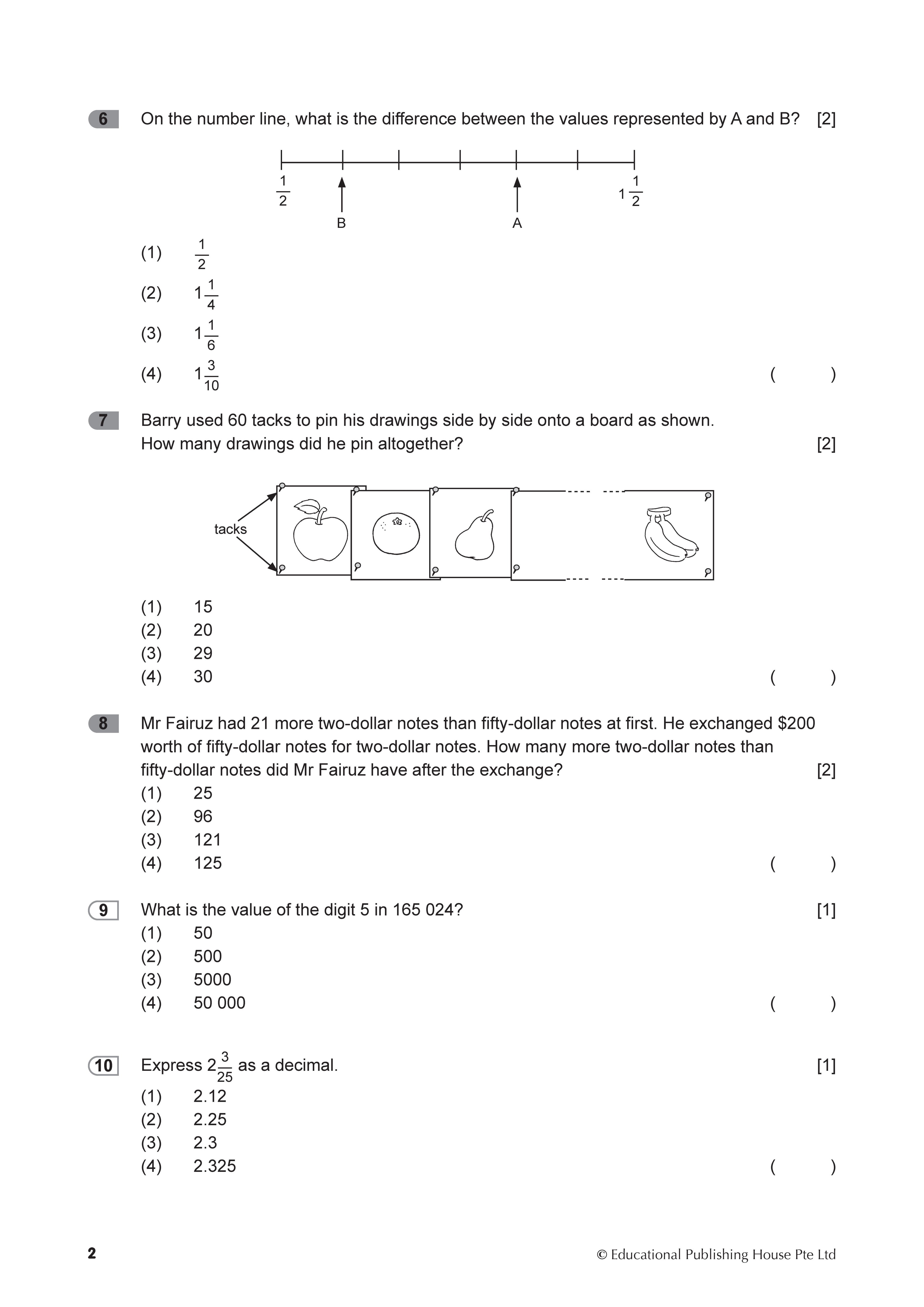 PSLE Maths Trending Examination Questions 