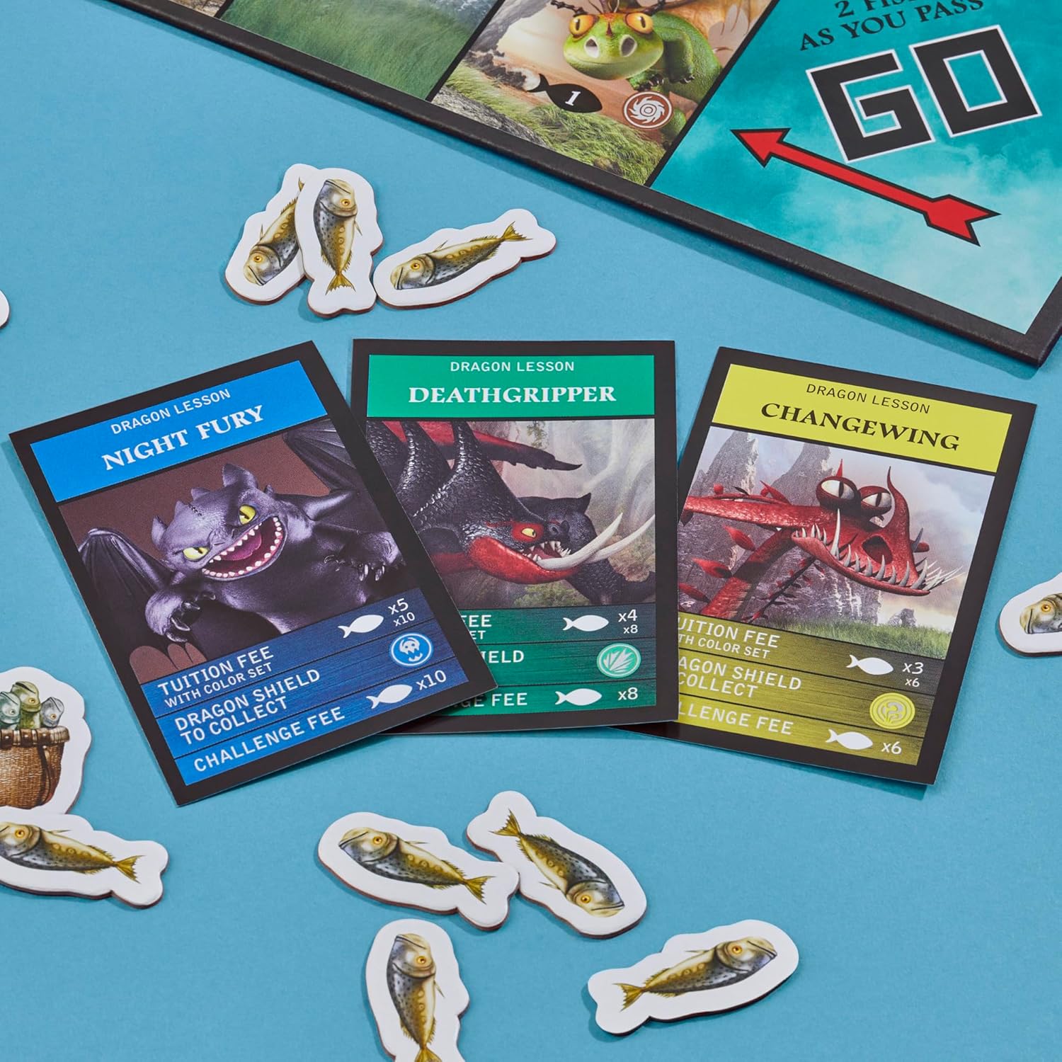 HASBRO MONOPOLY DREAMWORKS HOW TO TRAIN YOUR DRAGON EDITION