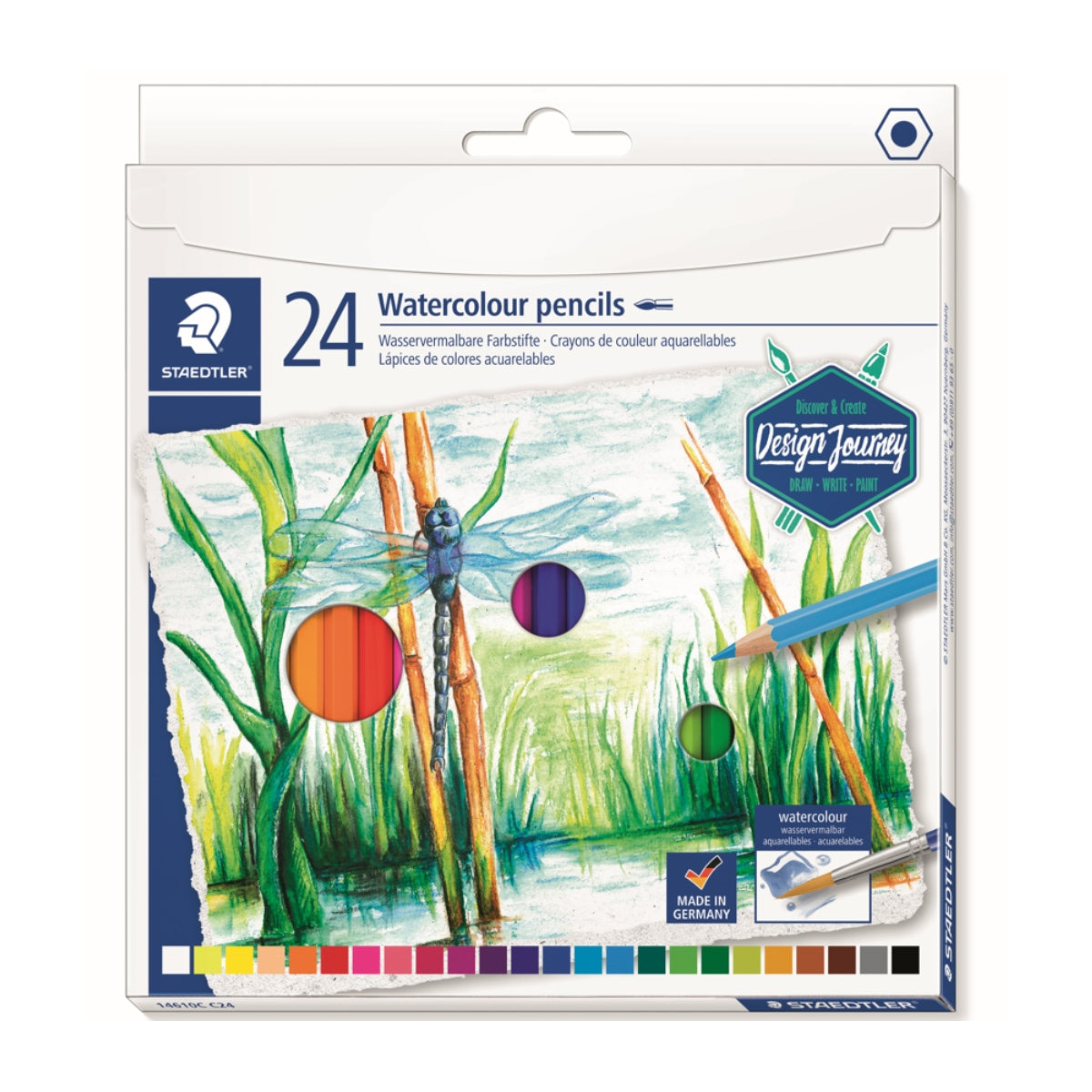 Staedtler Watercolour Pencil 24col 146 10c