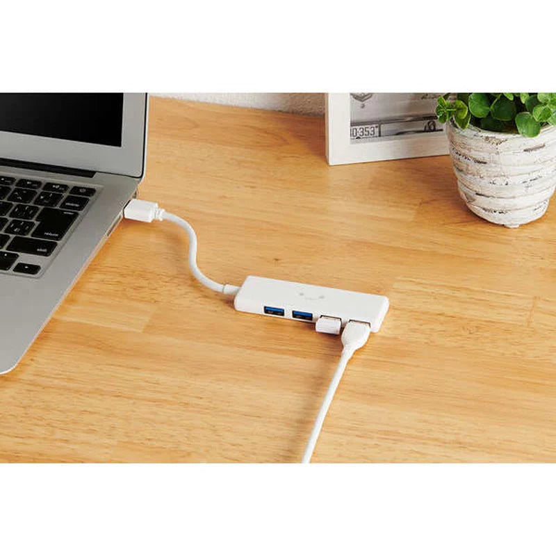 Elecom U3H-H040WF USB 3.0 (5Gpbs) 4 Port Adapter
