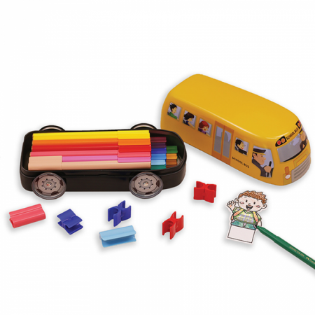 Faber-Castell Connector Pen Colour Marker Set in School Bus, Set of 20-155021