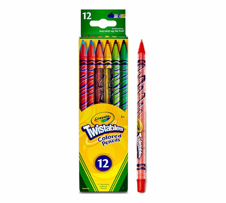 Crayola Twistable Colored Pencils 12's 687408