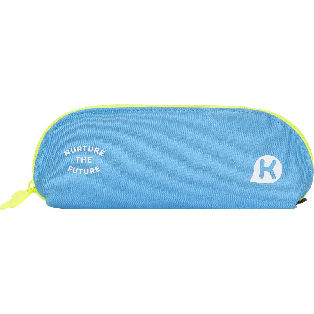 KAGS IZZY SERIES POUCH TYPE PENCIL CASE STEEL BLUE