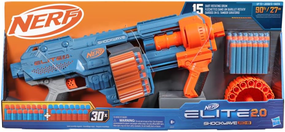 HASBRO NERF ELITE 2.0 SHOCKWAVE RD15