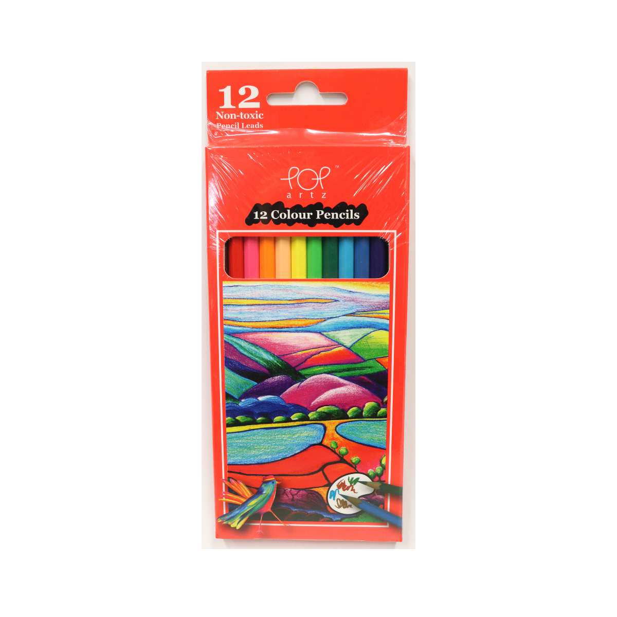 Pop Artz Colour Pencil 12pcs