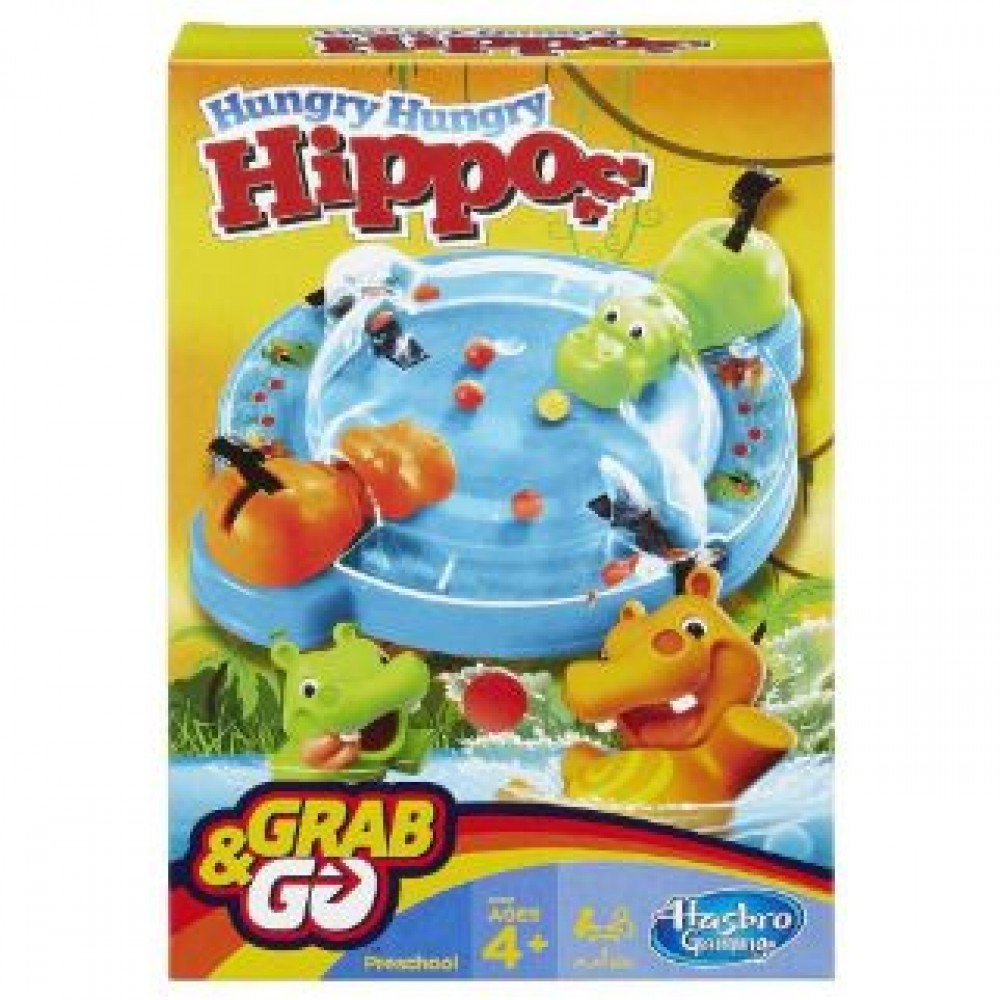 HASBRO HUNGRY HUNGRY HIPPO GRAB AND GO