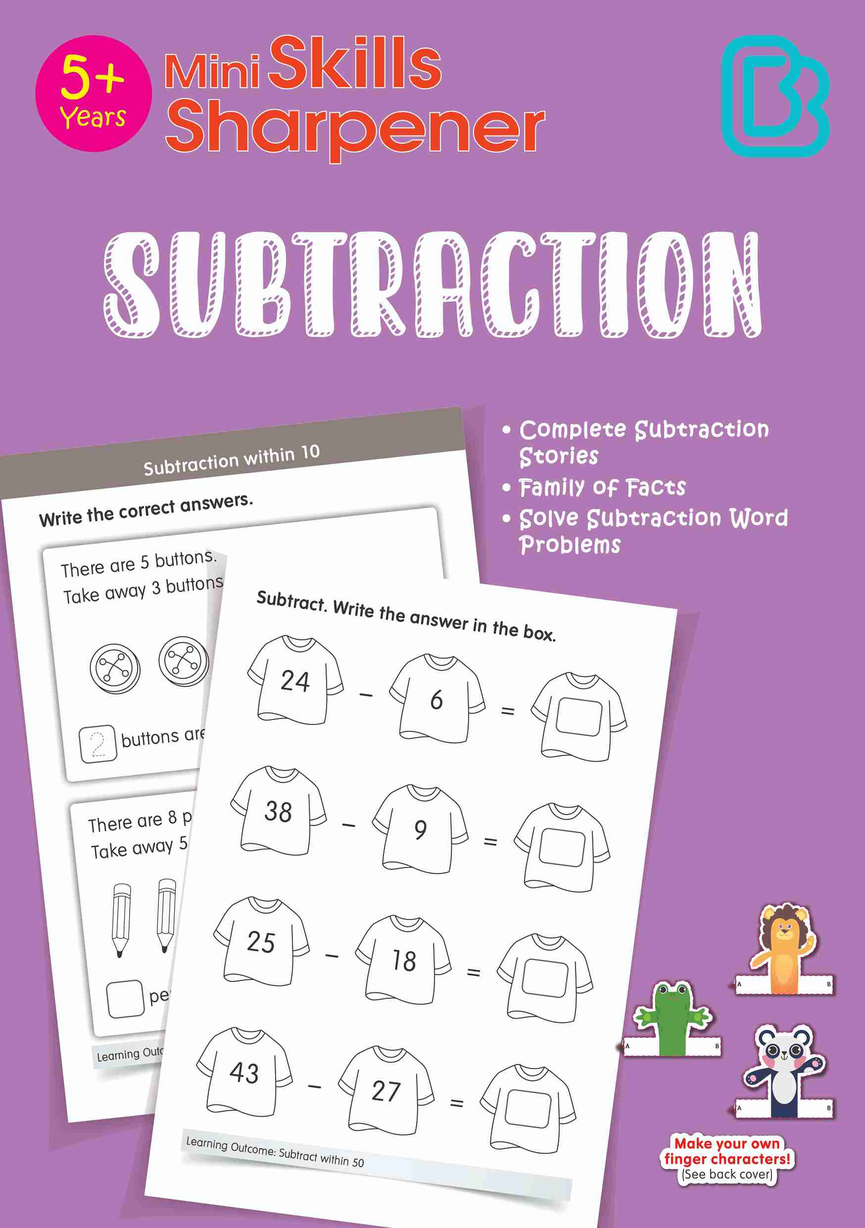 K1 - Mini Skills Sharpener SUBTRACTION (5+ Years)