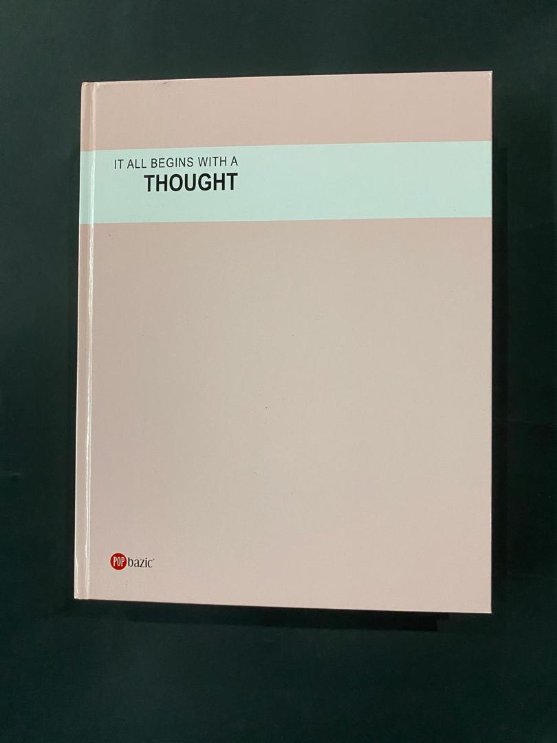 POP BAZIC F5 Hard Cover Book 60GSM 120 Pages - Pink