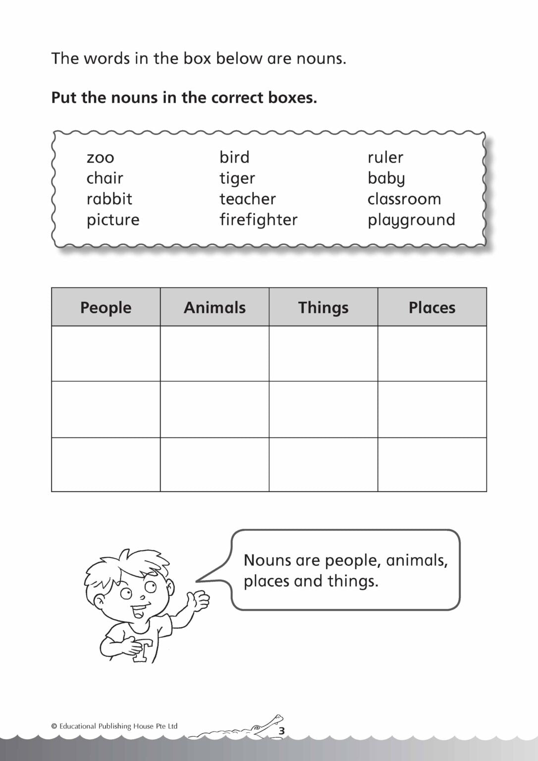 Bridging From K2 To Primary 1 Grammar & Vocabulary