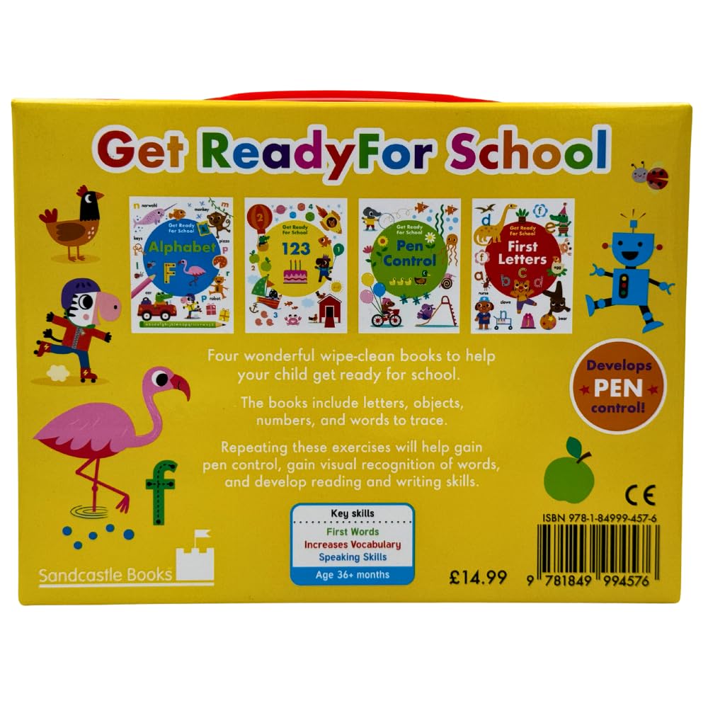 Get Ready For School - Wipe Clean Activity Pack 