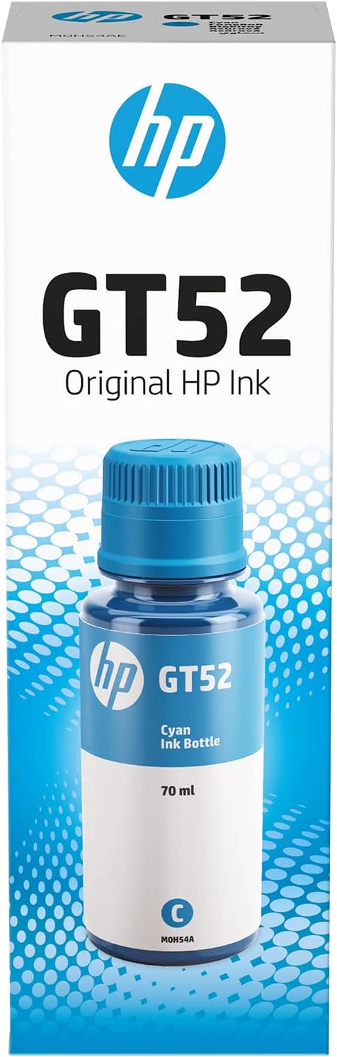 HP GT52 Cyan Original Ink Cartridge | 8000 pages 