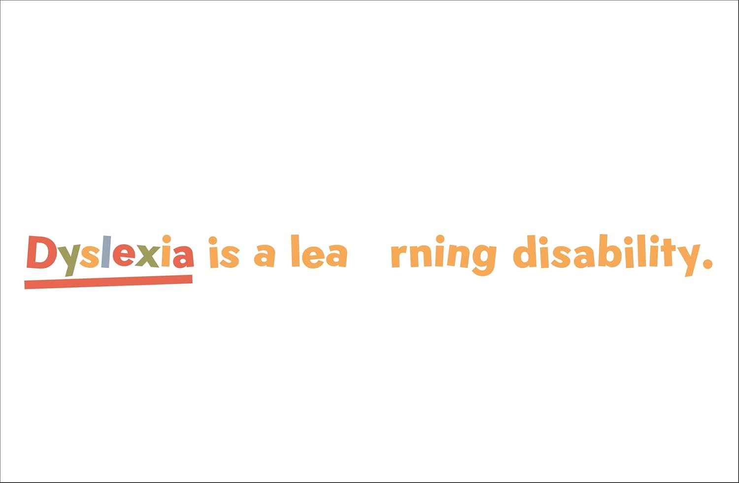 A Kids Book About Dyslexia (Hardcover)