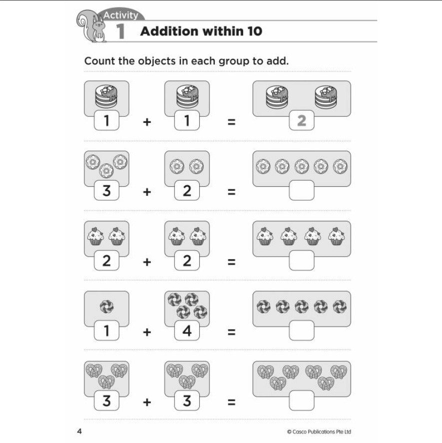 Kindergarten Mathematics For Ages 5-6: Addition And Subtraction