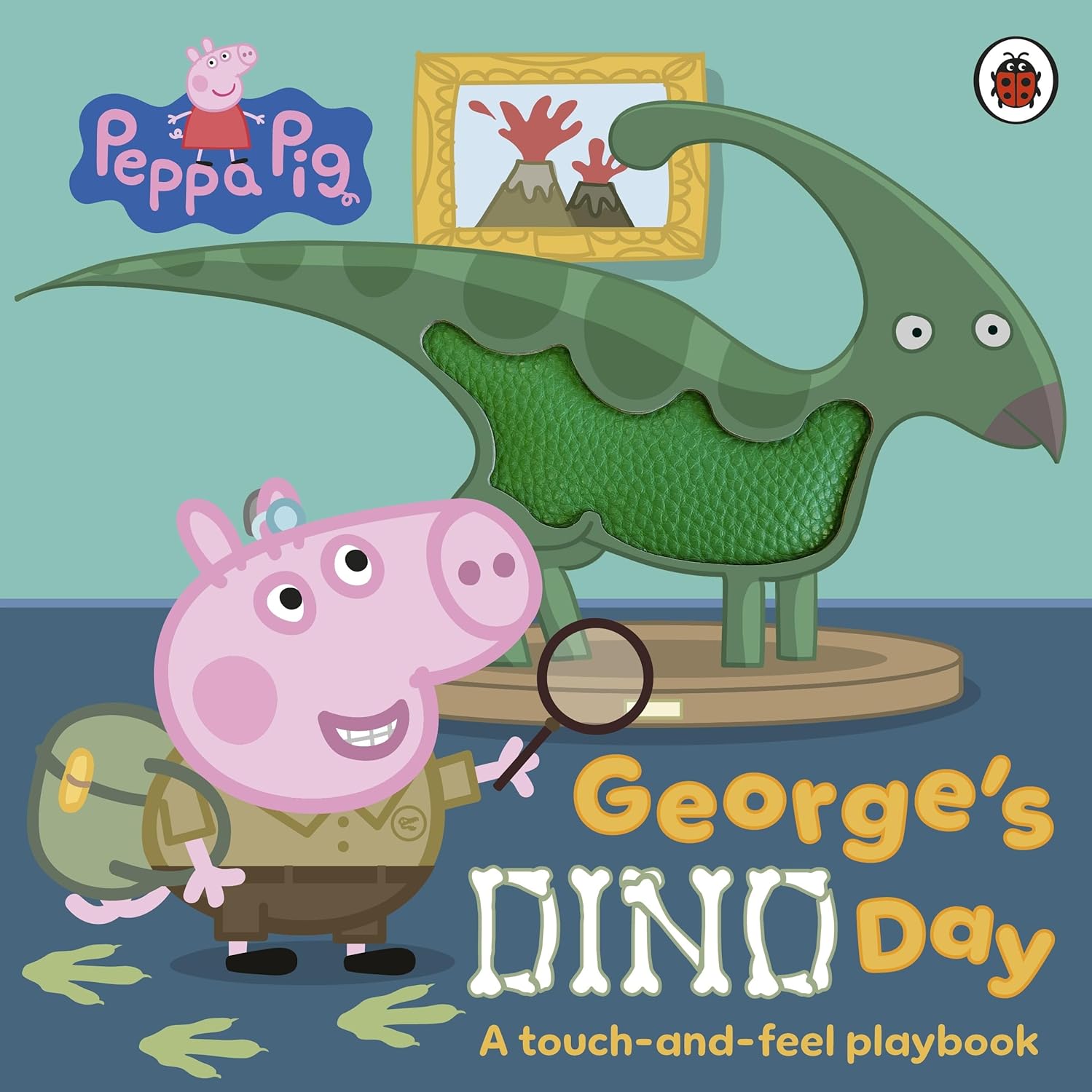 Peppa Pig: George’s Dino Day: A Touch-and-Feel Playbook (Board Book – Touch & Feel)