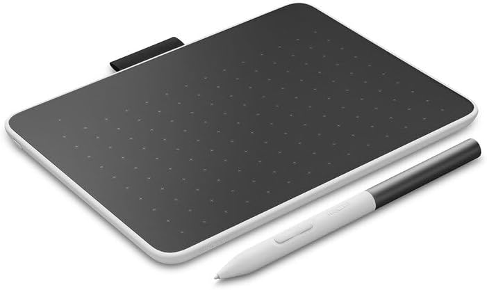 Wacom One S Stylus Tablet, Electromagnetic Resonance Stylus without Battery or Battery Included, Bluetooth Connectivity for Windows, Mac, Chromebook and Android: Ideal for Artists