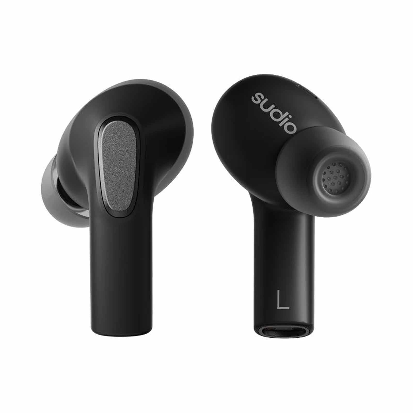 Sudio E3 The Hybrid Active Noise Cancelling True Wireless Earbuds - Black
