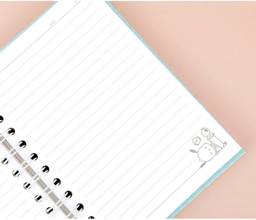 Sanrio Pochacco B6 Spiral Hard Cover Notebook