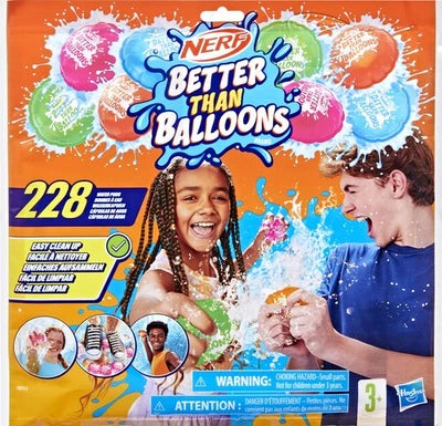 HASBRO NERF BETTER THAN BALLOONS WATER TOYS 228 PODS