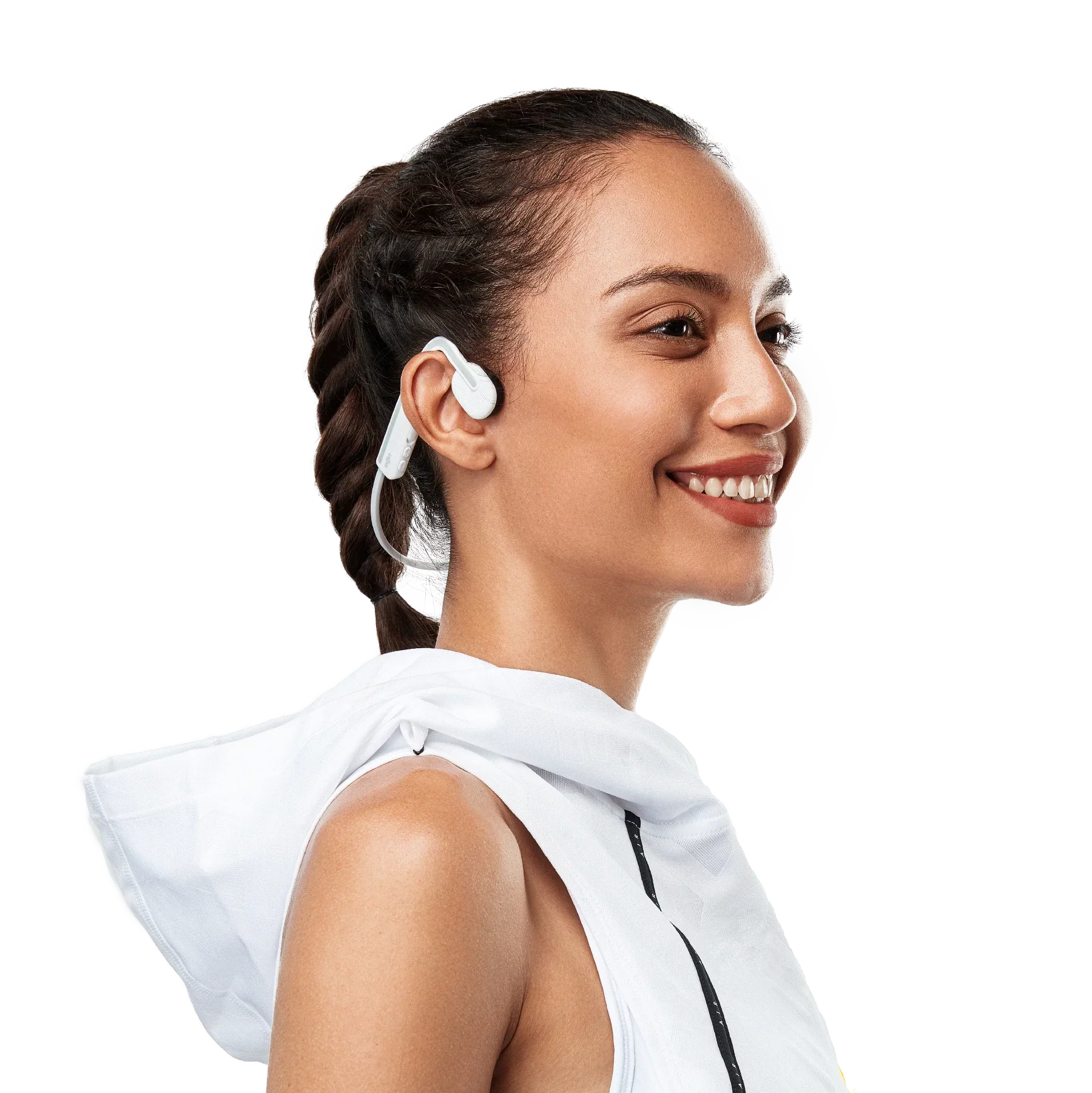Shokz OpenMove Bone Conduction Headphones White