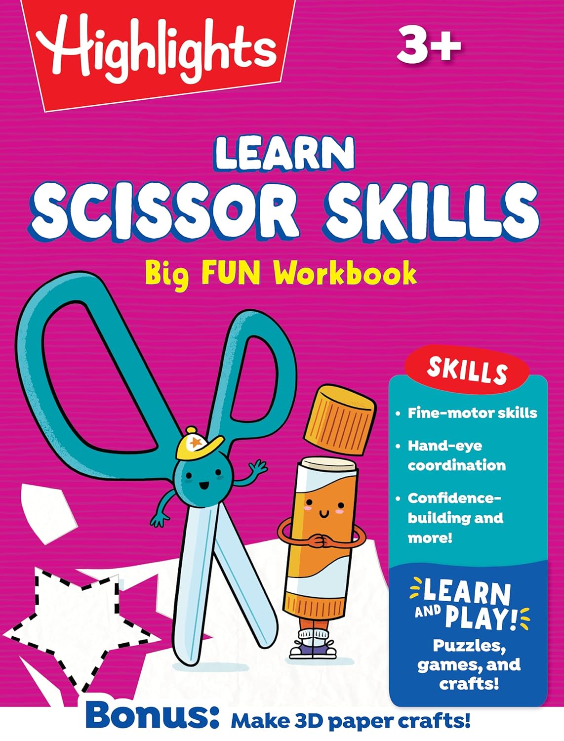 Learn Scissor Skills Big Fun Workbook (Paperback)