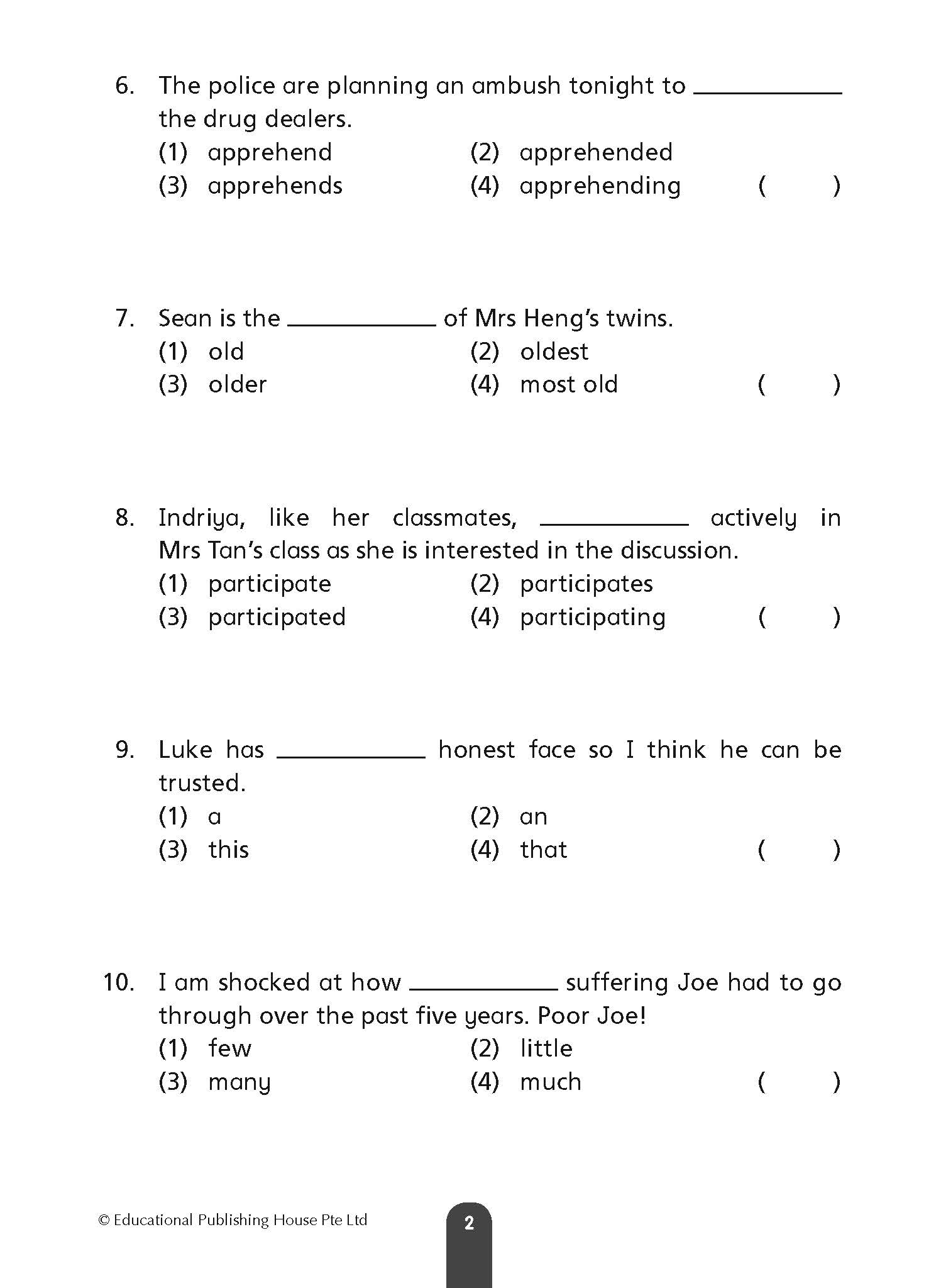 Primary 4 Daily Dose Of English