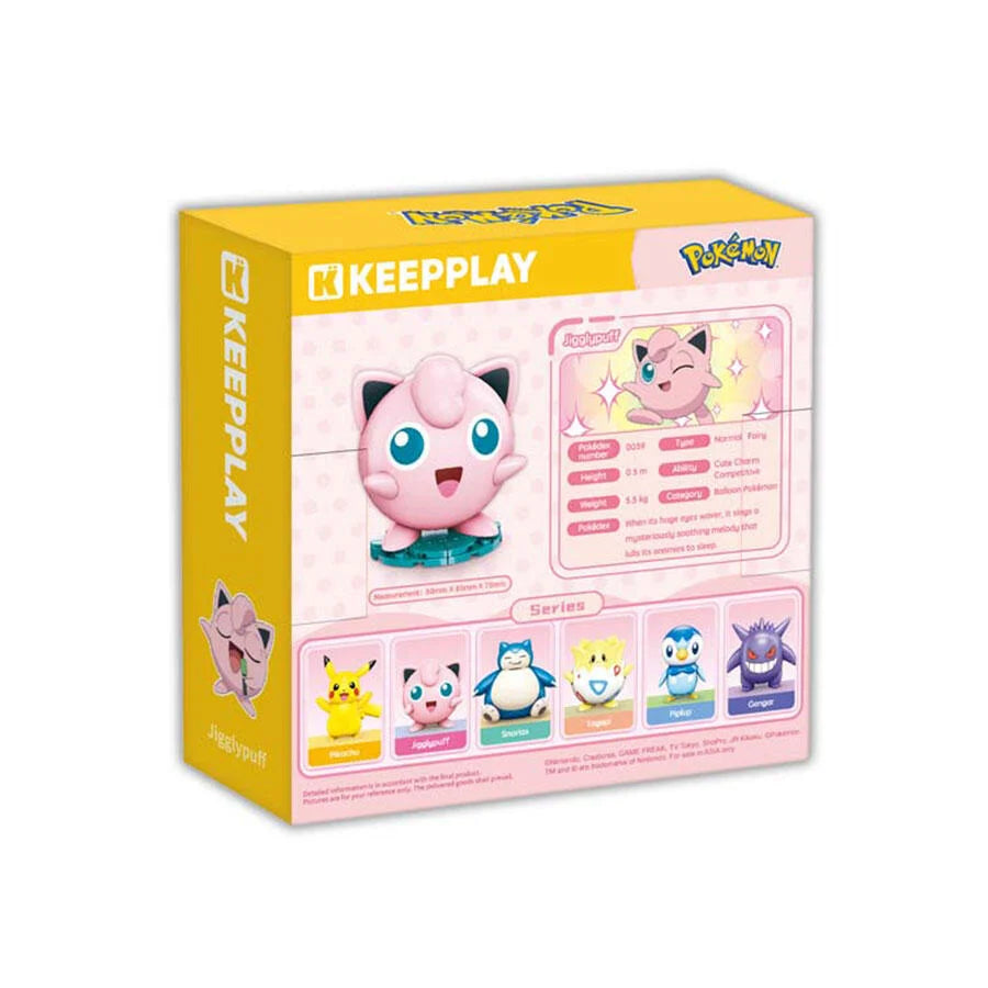 KEEPPLEY POKEMON JIGGLYPUFF ROUNDY KUPPY