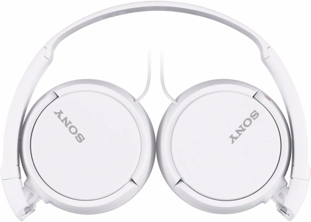 Sony MDR-ZX110AP Foldable Wired Over-Ear Headphones White
