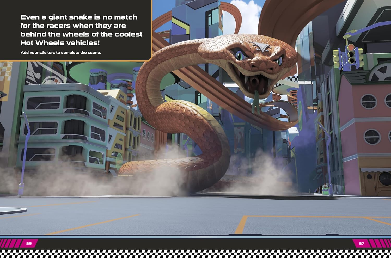 Hot Wheels: Let’s Race: Revved Up Sticker Book