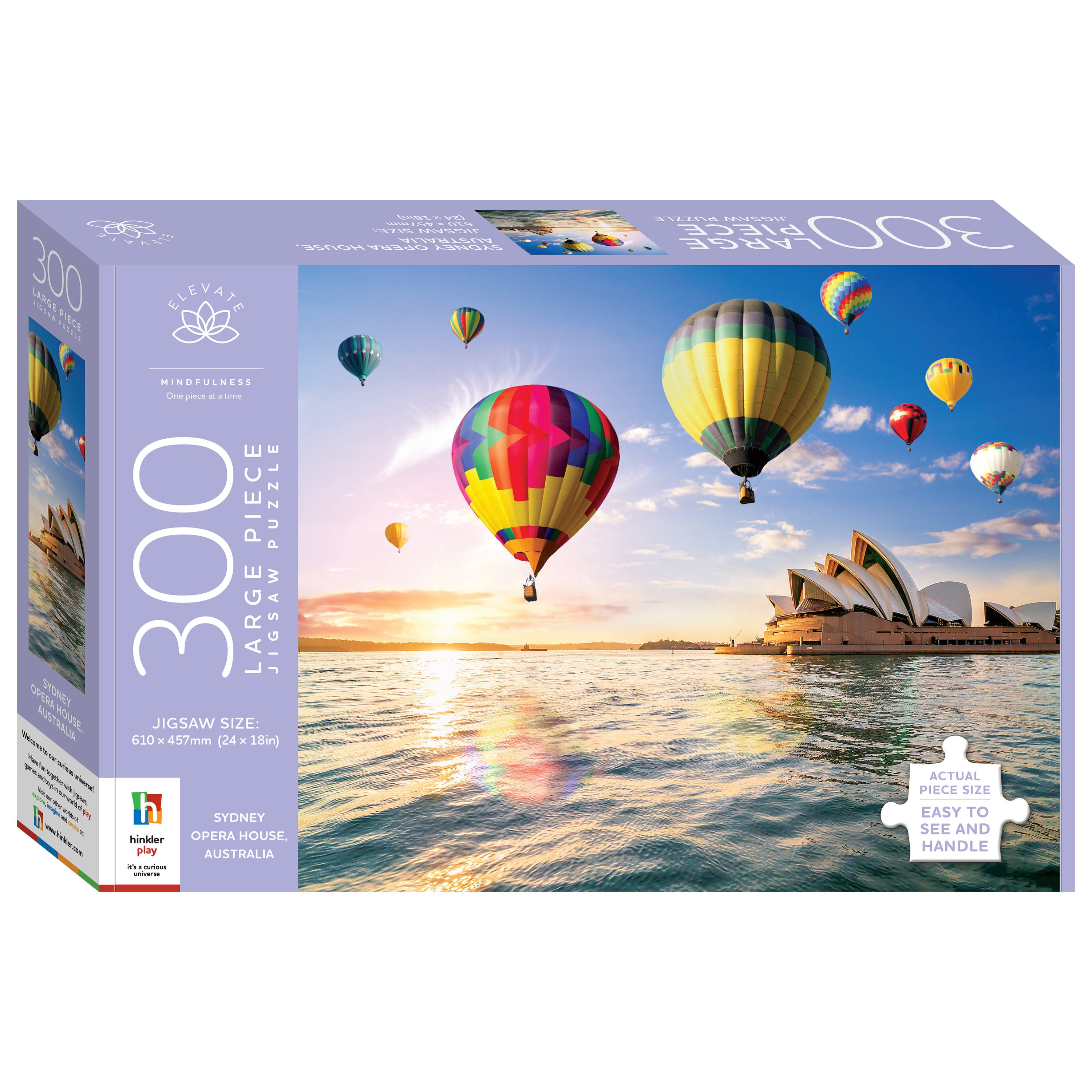 HINKLER ELEVATE 300 LARGE PIECE JIGSAW PUZZLE SYDNEY OPERA HOUSE AUSTRALIA