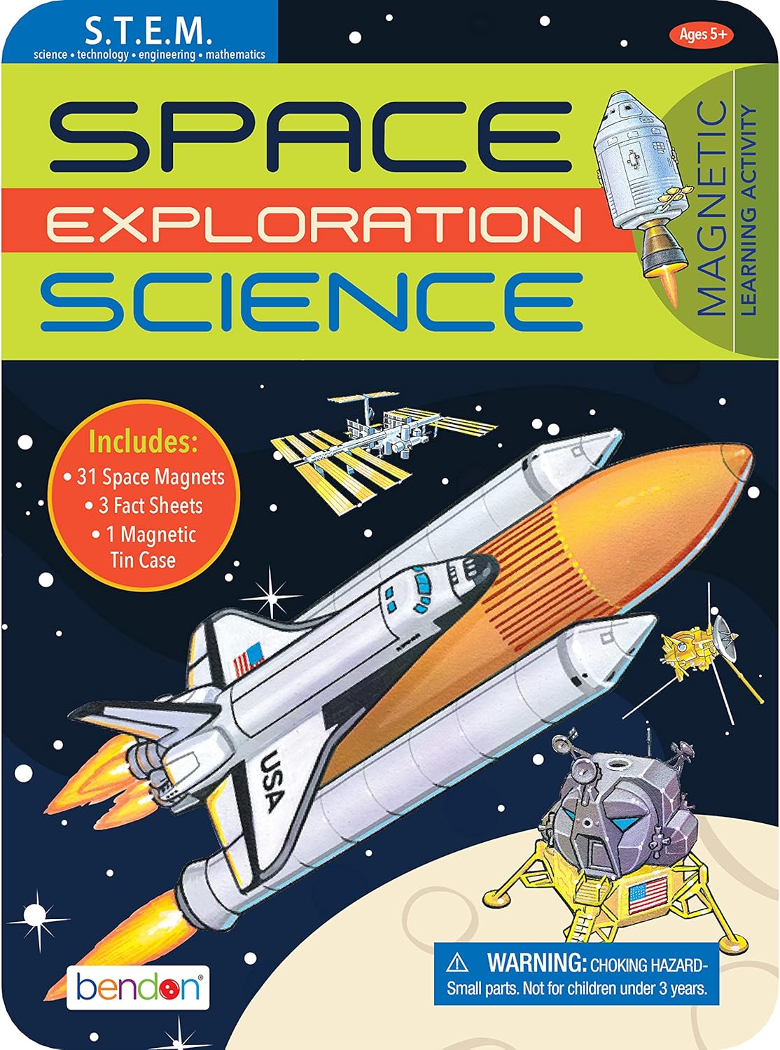 BENDON SPACE EXPLORATION SCIENCE MAGNETIC LEARNING ACTIVITY