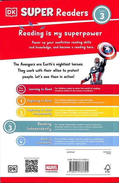 DK Super Readers Level 3 Avengers in Action - Marvel Avengers (Paperback)