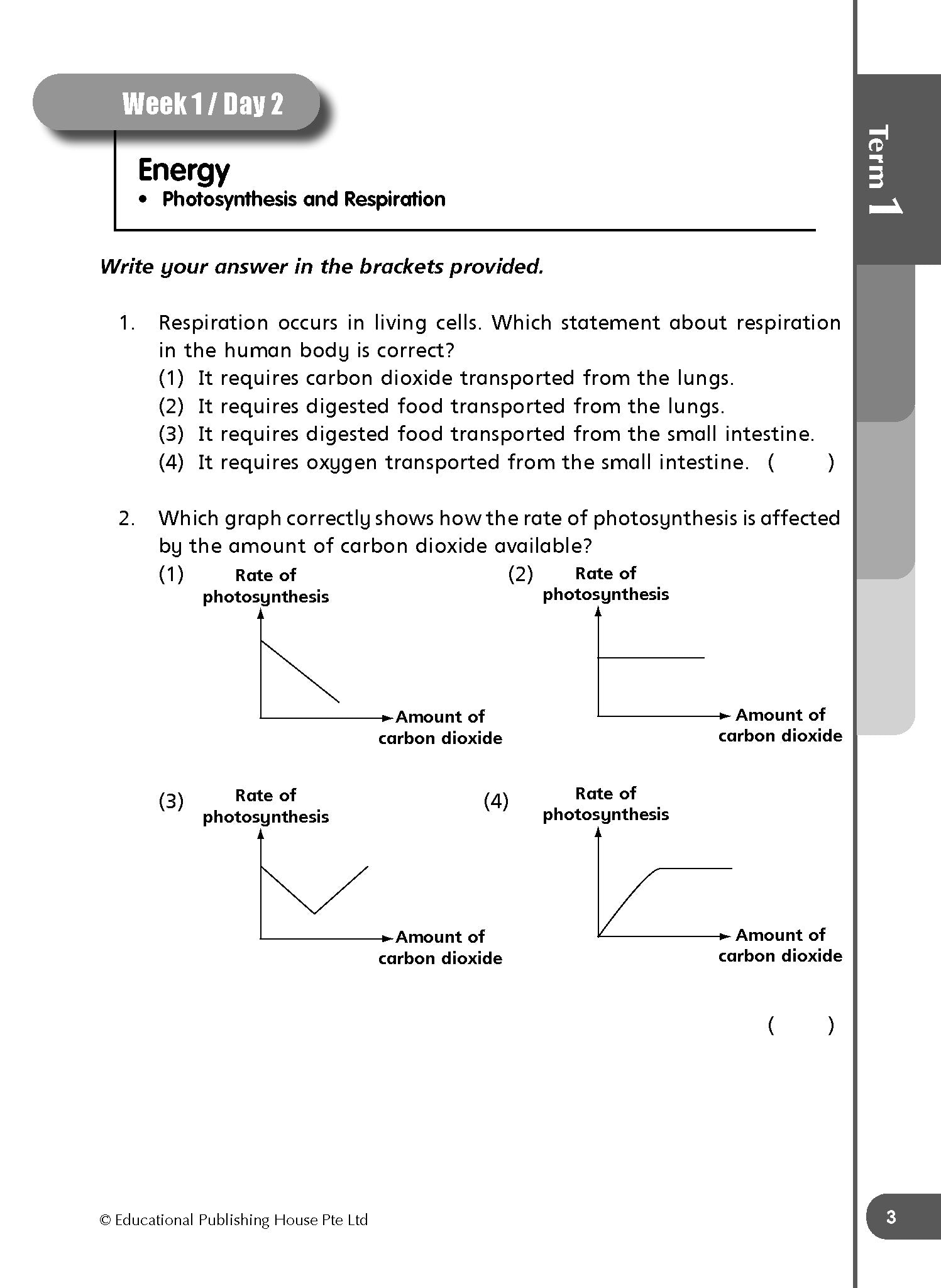 Primary 6 Daily Dose of Science 