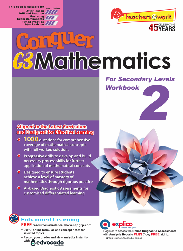 Secondary 2 G3 Conquer Maths - 3rd Edition