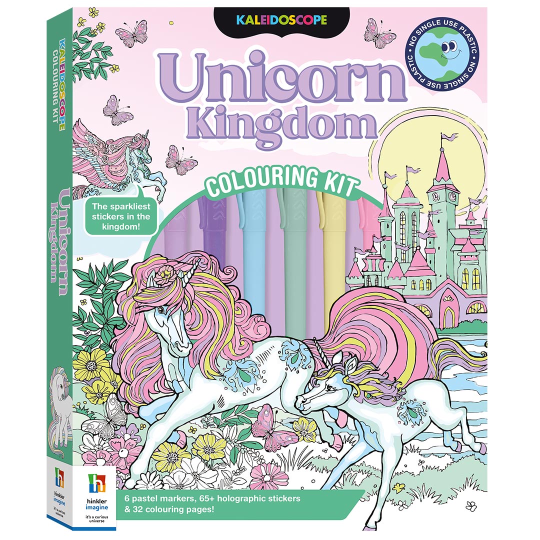 Kaleidoscope Coloring Kit Unicorn Kingdo