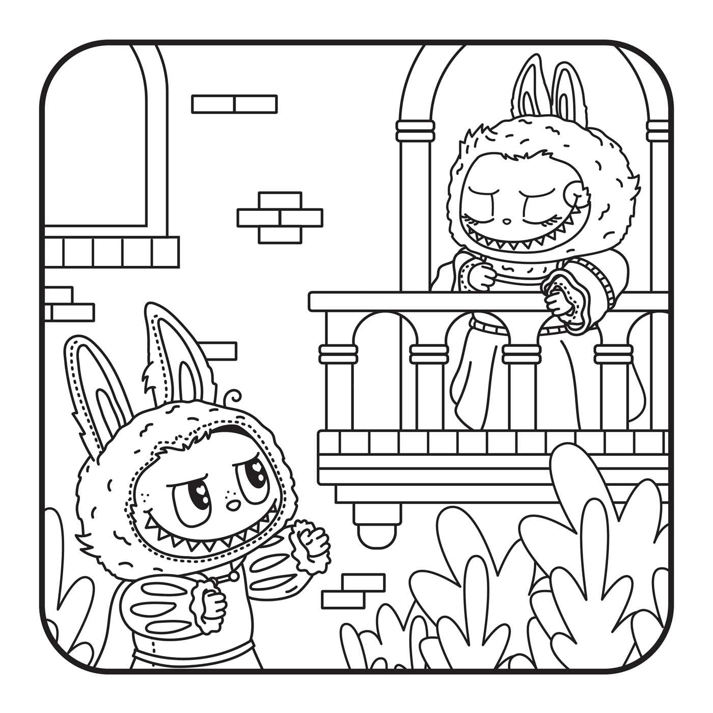 The Lafufu in Love Coloring Book (Lafufu Activity Books)