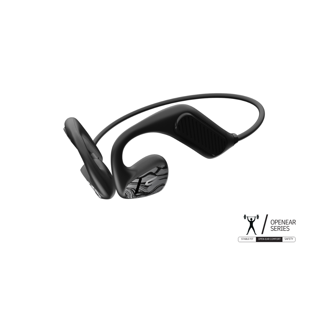 Soul Openear Plus - Air Conduction Headphone For Sport With Deep Bass - Black
