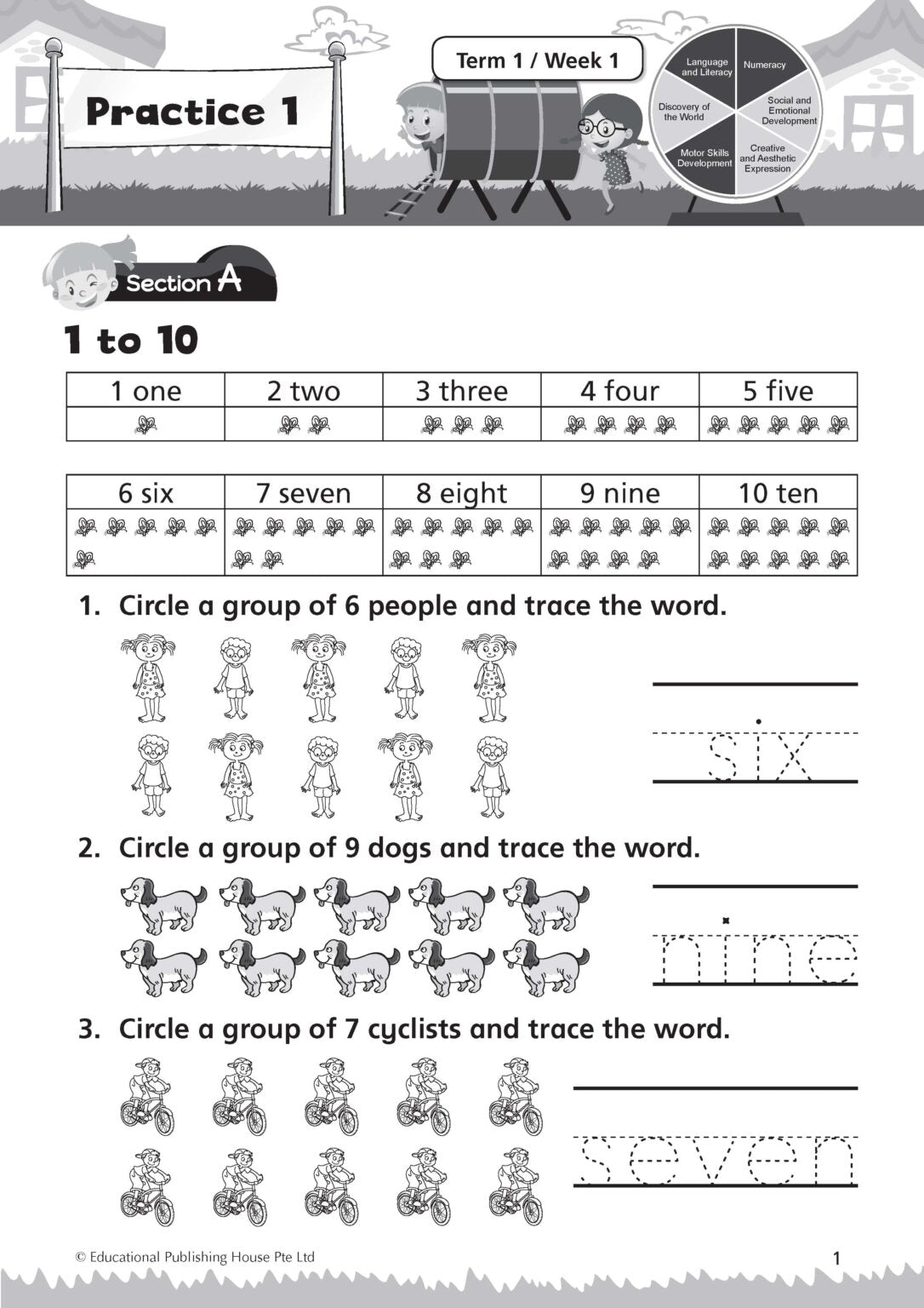 K1 Mathematics 'i Love School!' Weekly Practice