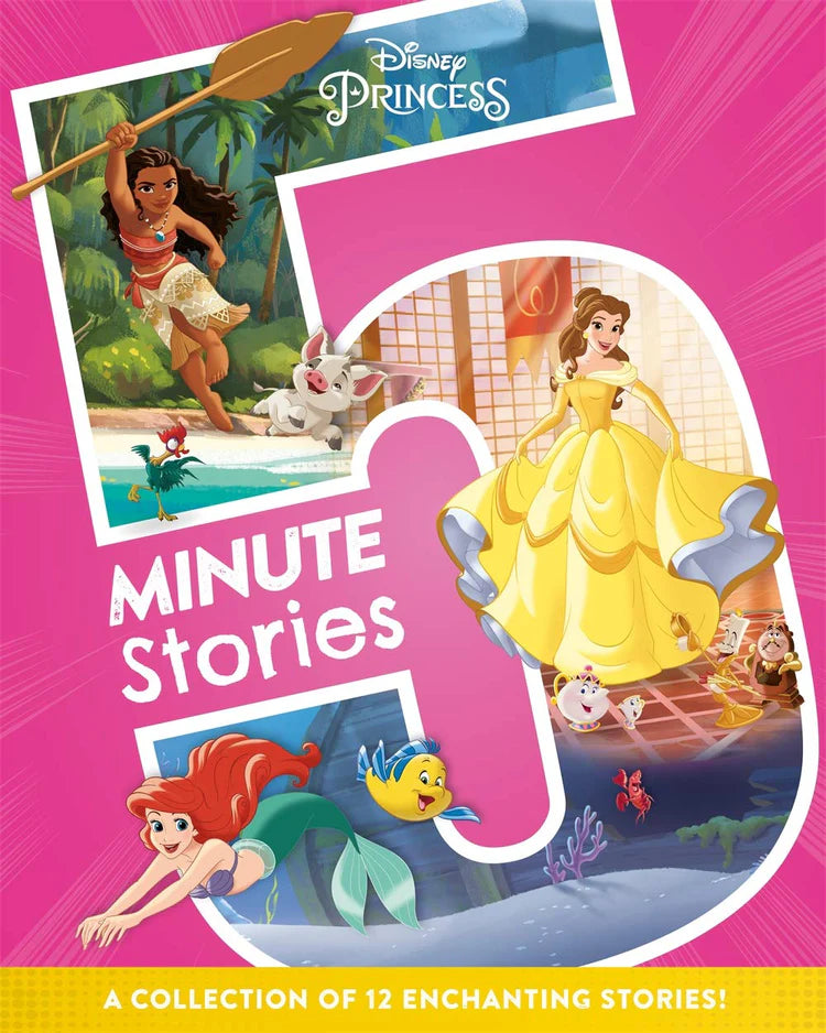 5 Minute Stories: A Collection Of 12 Enchanting Stories Disney Princess