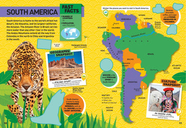 World Atlas Sticker Activity Book: Over 1,000 stickers! (Paperback)