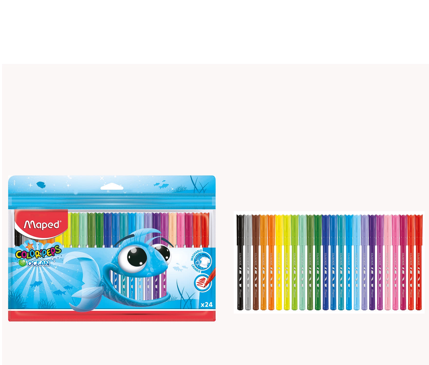 Maped Washable Felt- Tip Pen 24C-845722