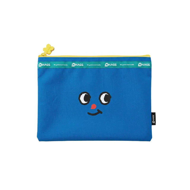 KAGS WHPH SERIES F4 ZIPPER BAG BLUE
