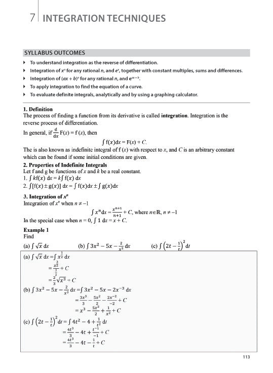 Key Guide A-Level H1 Mathematics