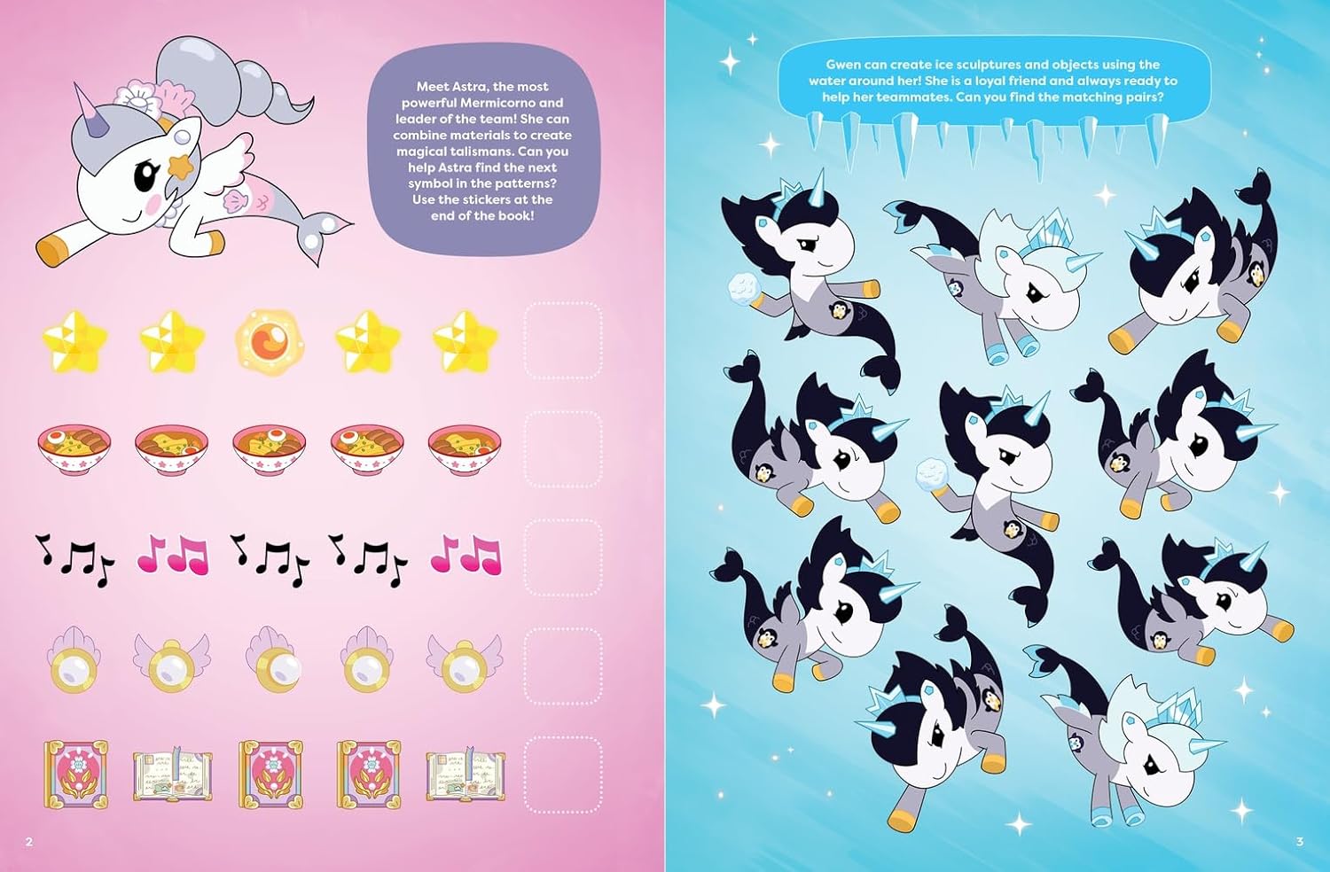 Mermicorno: Starfall Official Sticker Book (Hardcover)